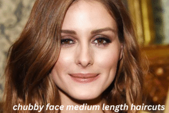 chubby face medium length haircuts