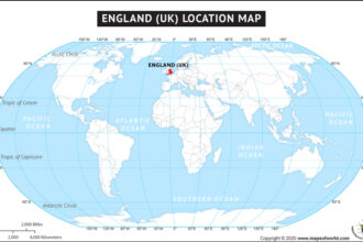 Map of England